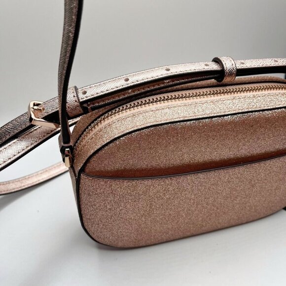 NWT KATE SPADE GLIMMER GLITTER MIXED MATERIAL CROSSBODY BAG - OS - Picture 11 of 11